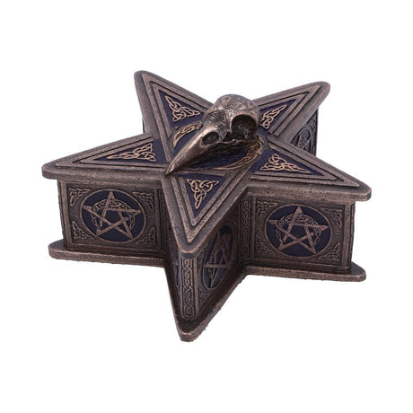 Pentagram Raven Box 16.5cm - Boxes at Gift Moments