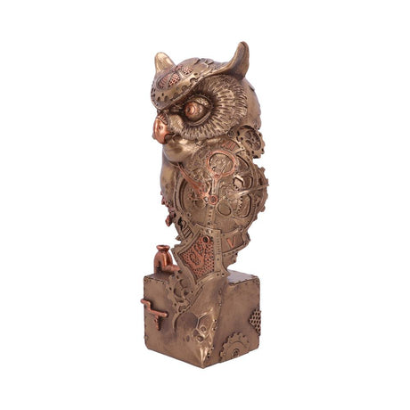 Bronze Steampunk Owl Figurine 29cm - Figures & Collectables at Gift Moments