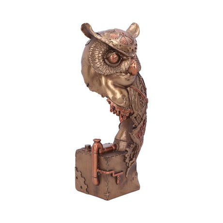 Bronze Steampunk Owl Figurine 29cm - Figures & Collectables at Gift Moments