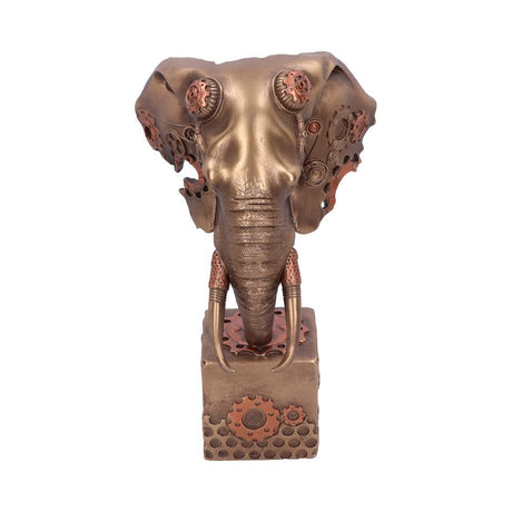 Steampunk Bronze Elephant Head 28.5cm - Figures & Collectables at Gift Moments