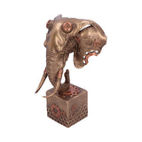 Steampunk Bronze Elephant Head 28.5cm - Figures & Collectables at Gift Moments