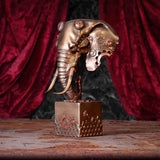 Steampunk Bronze Elephant Head 28.5cm - Figures & Collectables at Gift Moments