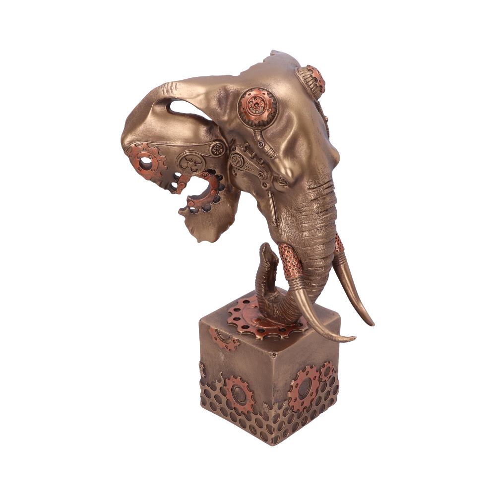 Steampunk Bronze Elephant Head 28.5cm Default Title - Figures & Collectables at Gift Moments