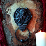 Grotesque Gothic Door Knocker 21.8cm - Door Knockers at Gift Moments