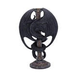 Dark Ember Gothic Dragon Candle Holder 24.5cm - Candles & Holders at Gift Moments