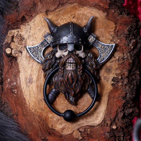 Viking Skull Door Knocker 18.5cm - Door Knockers at Gift Moments