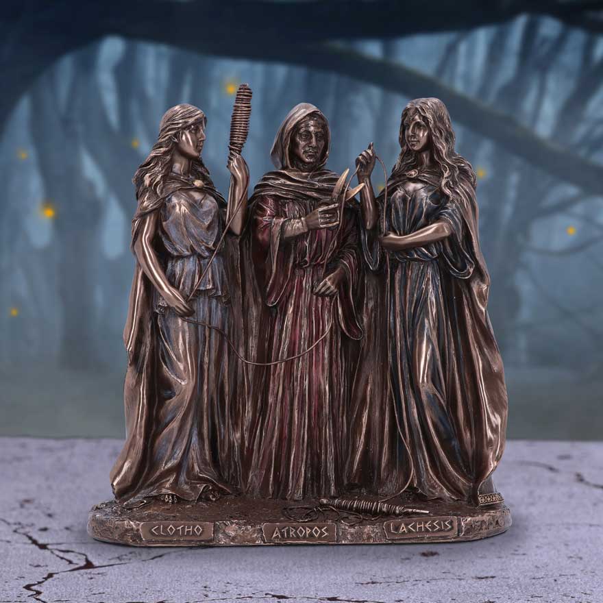 The Three Fates of Destiny Bronze Ornament 19cm - Figures & Collectables at Gift Moments