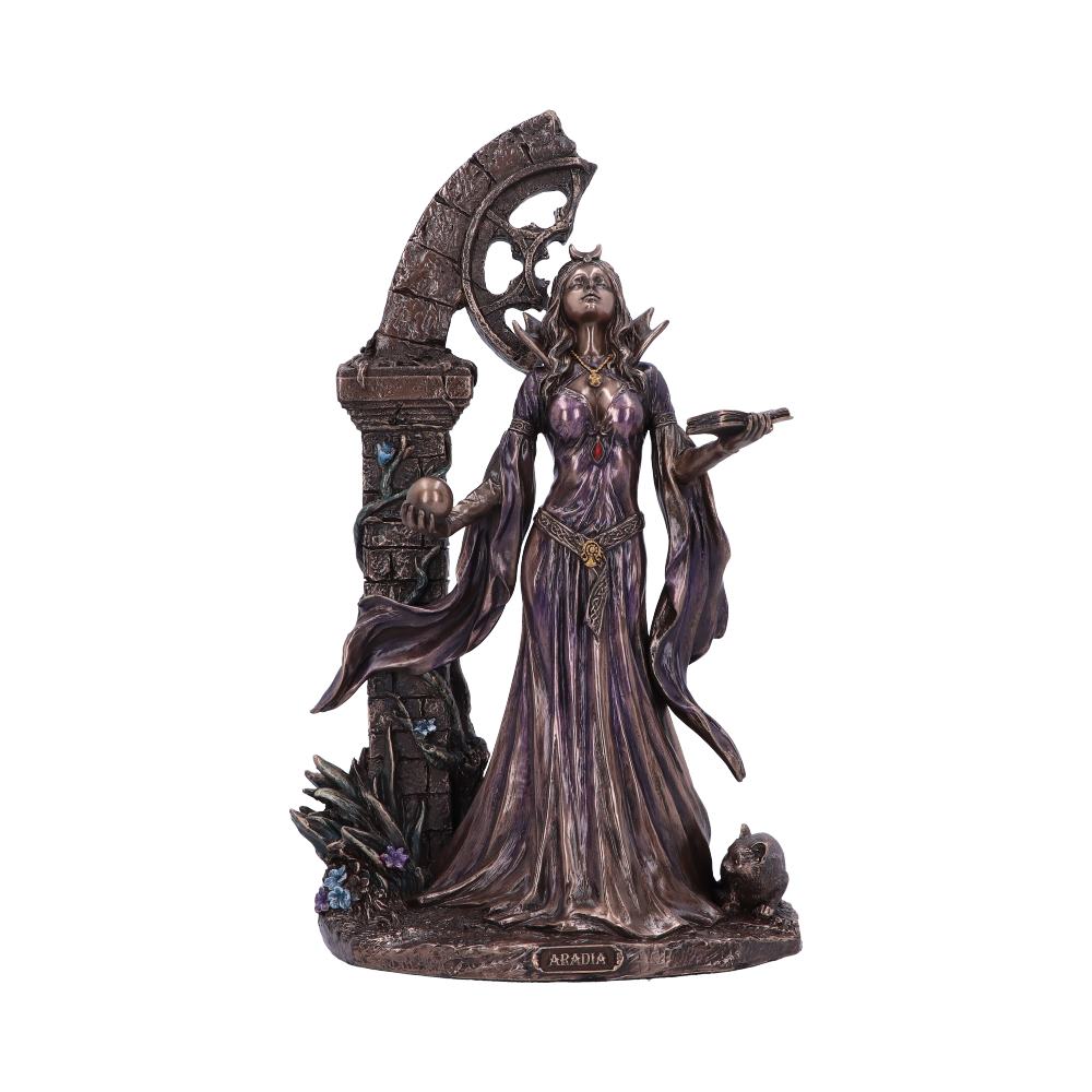 Aradia The Wiccan Queen of Witches Bronze Figurine 25cm Default Title - Figures & Collectables at Gift Moments