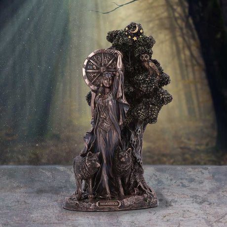 Arianrhod The Celtic Goddess of Fate Bronze Figurine 24cm - Figures & Collectables at Gift Moments