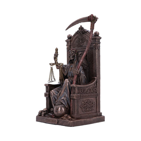 Santa Muerte's Throne Bronze Figurine 22cm - Figures & Collectables at Gift Moments