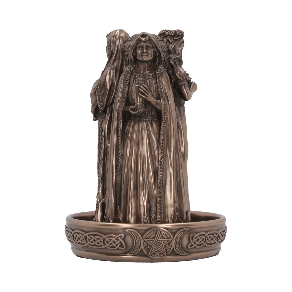 Triple Goddess Backflow Incense Burner 18cm - Incense Holders at Gift Moments