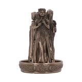 Triple Goddess Backflow Incense Burner 18cm Default Title - Incense Holders at Gift Moments