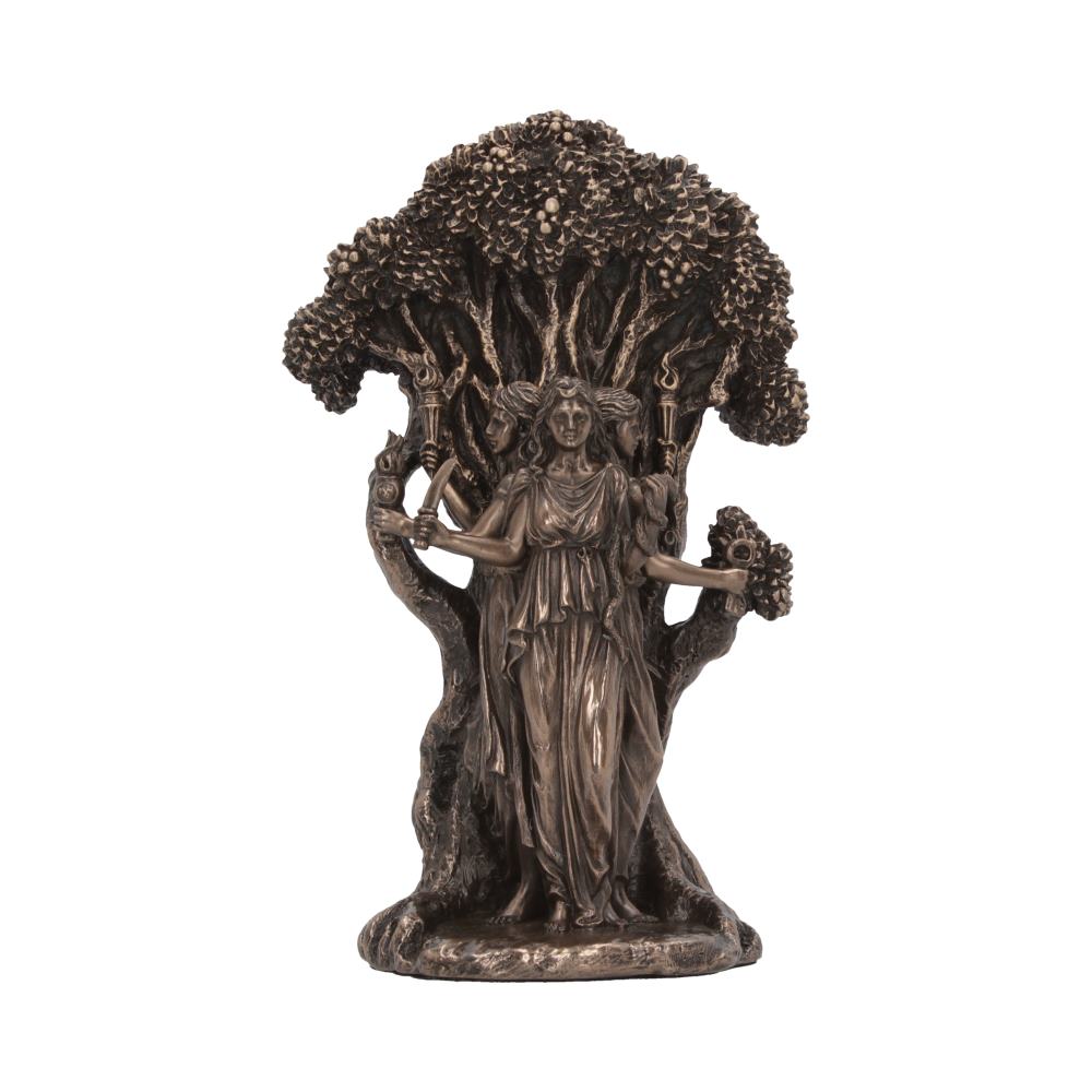 Triple Moon Goddess Hecate Bronze Figurine 18.5cm Default Title - Figures & Collectables at Gift Moments