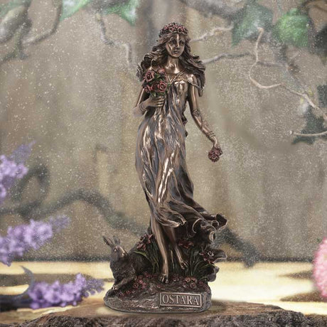 Ostara Goddess of Spring and Dawn Bronze Figurine 26.5cm - Figures & Collectables at Gift Moments