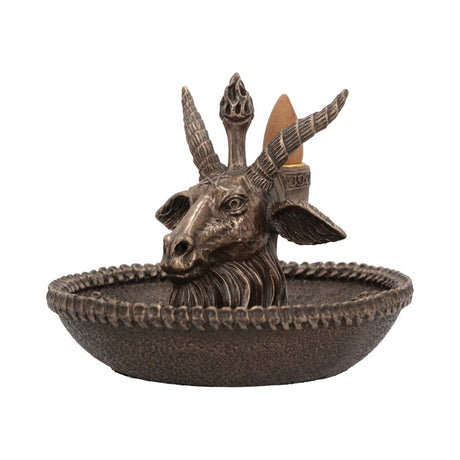 Baphomet's Wealth Occult Backflow Incense Burner 13cm - Incense Holders at Gift Moments