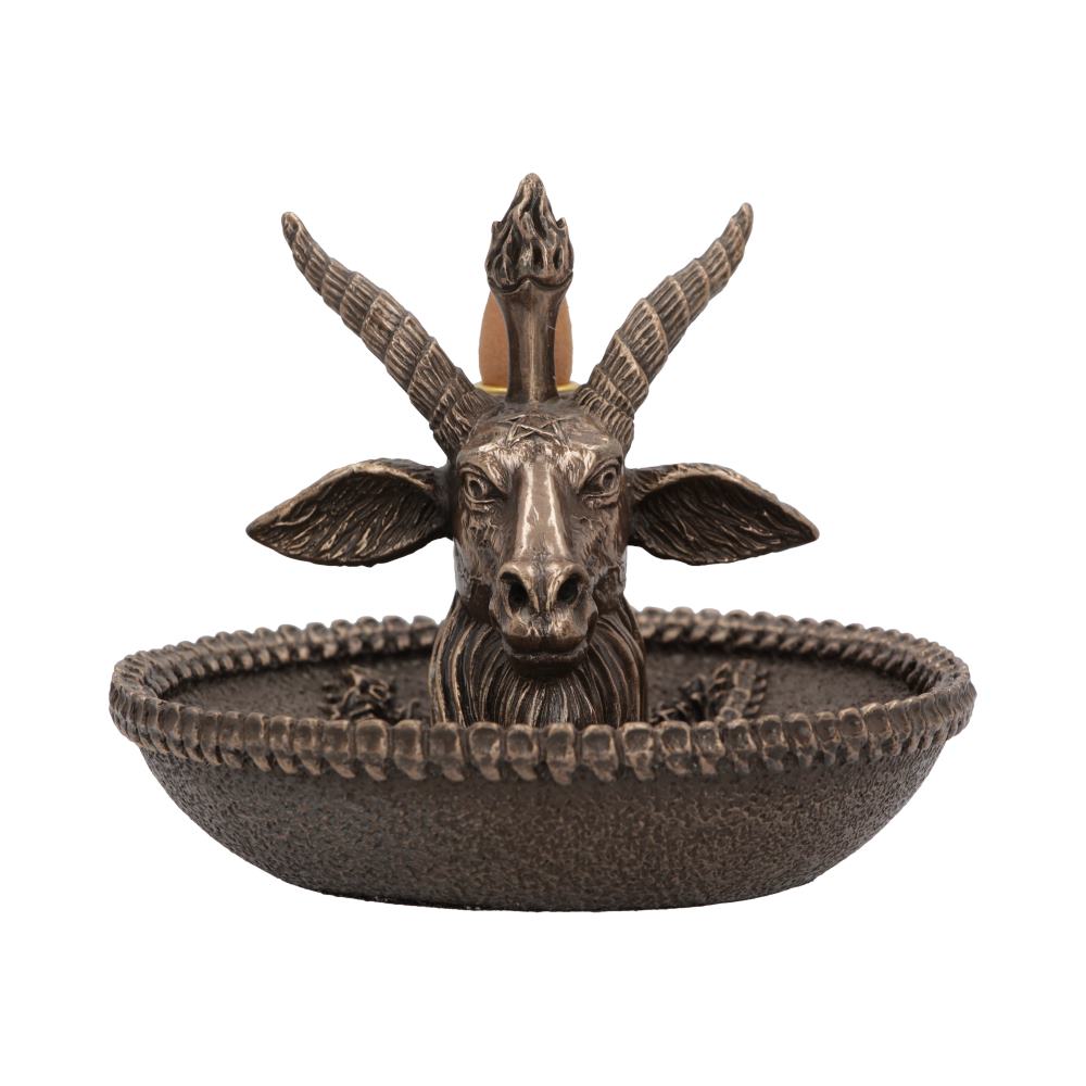 Baphomet's Wealth Occult Backflow Incense Burner 13cm Default Title - Incense Holders at Gift Moments