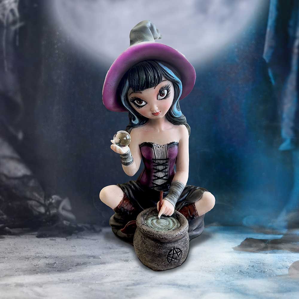 Pruedence Witch Figurine 15cm - Figures & Collectables at Gift Moments