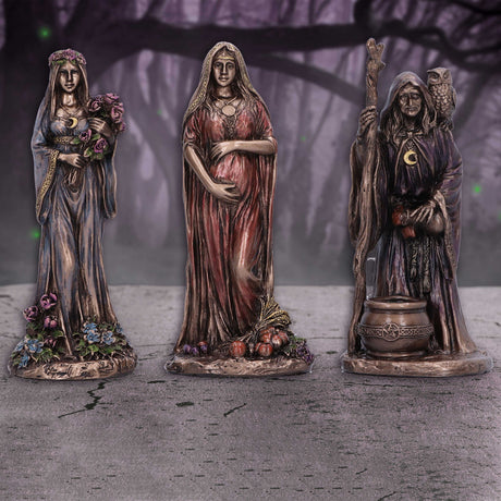 Maiden, Mother and Crone Trinity mini figurines - Figures & Collectables at Gift Moments