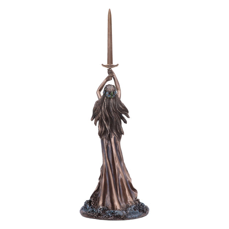 Lady of the Lake and Excalibur Bronze Figurine - Figures & Collectables at Gift Moments