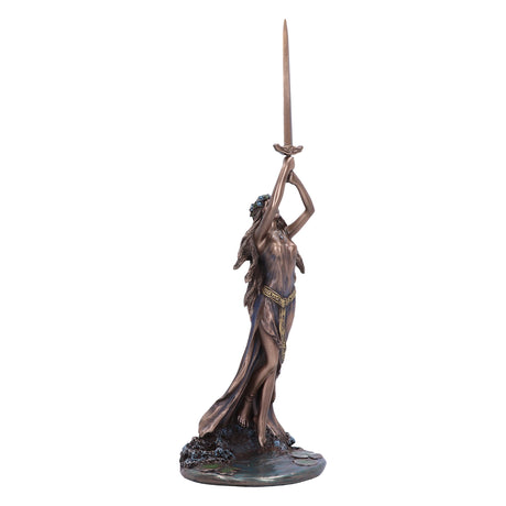 Lady of the Lake and Excalibur Bronze Figurine - Figures & Collectables at Gift Moments