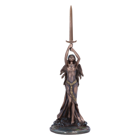 Lady of the Lake and Excalibur Bronze Figurine Default Title - Figures & Collectables at Gift Moments