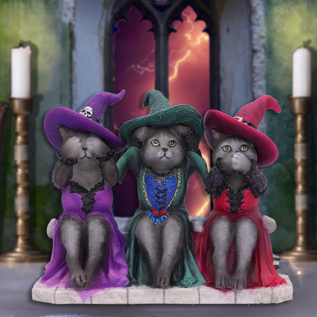 Three Wise Witchy Kittys Ornament - Figures & Collectables at Gift Moments