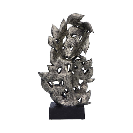 Natural Emotion - Embrace Silver Statue 38cm - Figures & Collectables at Gift Moments