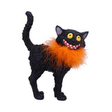 Furdinand Black Cat Feather Boa 23cm Default Title - Figures & Collectables at Gift Moments