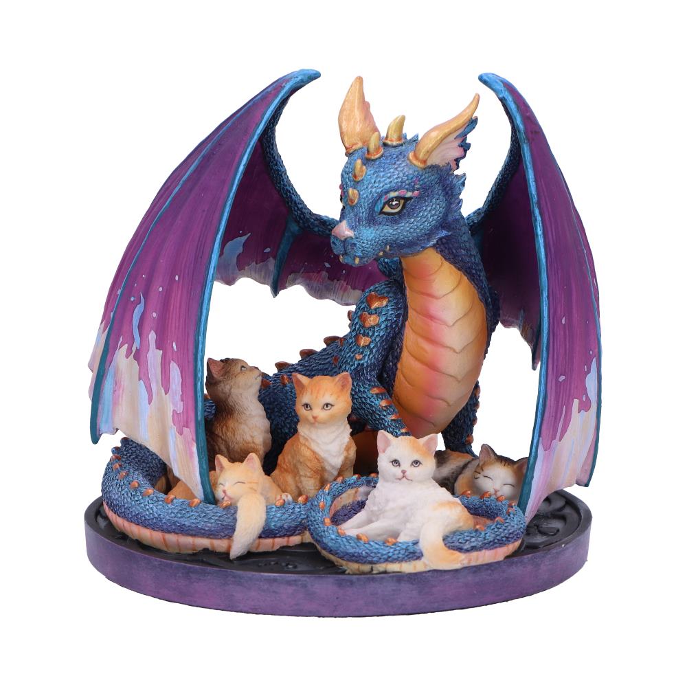 Foster Family Dragon and Cats Ornament by Selina Fenech 12.5cm Default Title - Figures & Collectables at Gift Moments