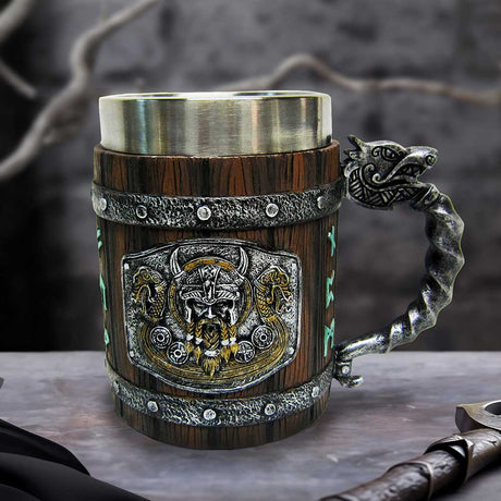 Medieval Norseman Tankard 16cm - Tankards at Gift Moments