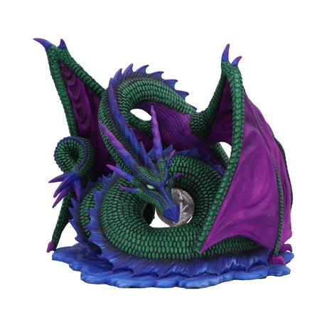 Nephtali Elemental Dragon of Water Figurine by Derek W Frost 27cm Default Title - Figures & Collectables at Gift Moments