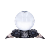 Gothic Raven Crystal Ball and Holder 15cm - Crystal Balls & Holders at Gift Moments