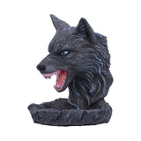 Dark Wolf Head Backflow Incense Burner 11.5cm Default Title - Incense Holders at Gift Moments