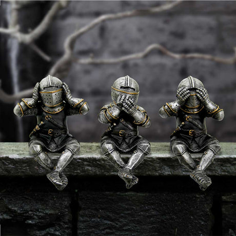 Three Wise Knights Shelf Sitters 11cm - Figures & Collectables at Gift Moments