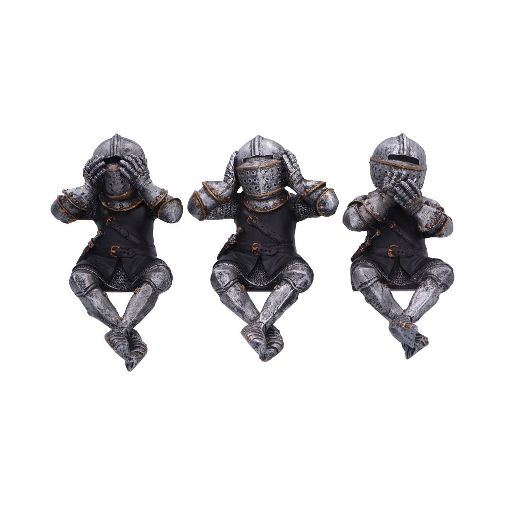 Three Wise Knights Shelf Sitters 11cm Default Title - Figures & Collectables at Gift Moments