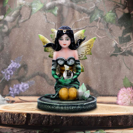 Jade Green Crystal Fairy Figurine - Figures & Collectables at Gift Moments