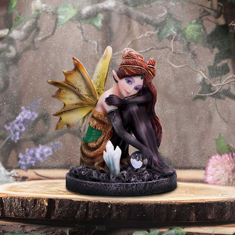 Amber Auburn Crystal Fairy Figurine - Figures & Collectables at Gift Moments