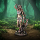 Artemis Greek Goddess of the Hunt Bronze Figurine - Figures & Collectables at Gift Moments