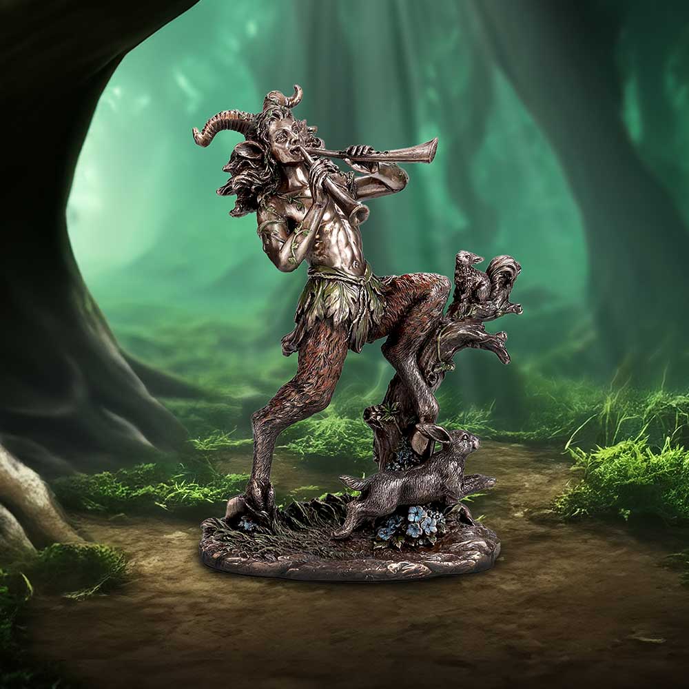 Satyr Nature Spirit Bronze Figurine - Figures & Collectables at Gift Moments