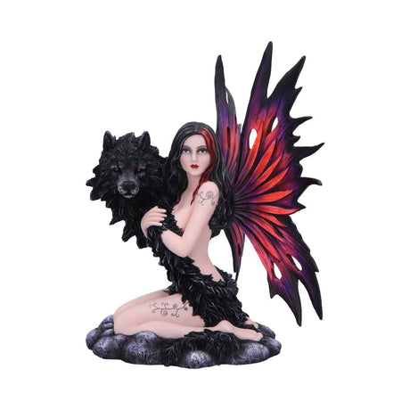 Shadow Spirit Fairy and Wolf Figure Default Title - Figures & Collectables at Gift Moments