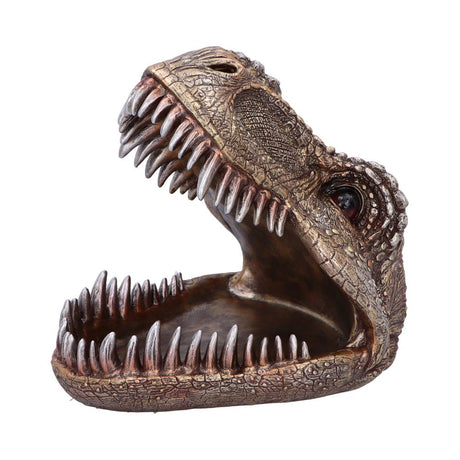 Metallic Tyrannosaurus Rex Head Trinket Dish - Figures & Collectables at Gift Moments