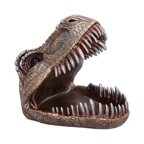 Metallic Tyrannosaurus Rex Head Trinket Dish Default Title - Figures & Collectables at Gift Moments