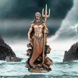 Poseidon God of the Sea Medium Bronze Figurine - Figures & Collectables at Gift Moments