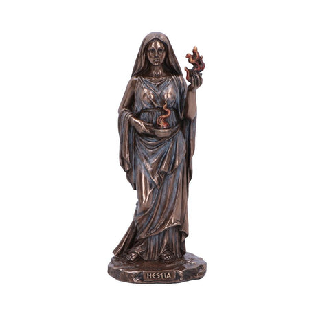 Hestia Goddess of Home and Hearth Bronze Figurine Default Title - Figures & Collectables at Gift Moments