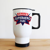 Personalised Dad's Superhero Fuel Travel Mug Default Title - Travel Mugs at Gift Moments