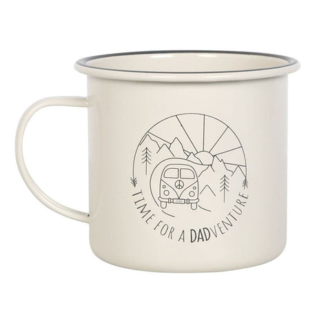 Dadventure Enamel Camping Mug: 1 - Mugs By Gift Moments