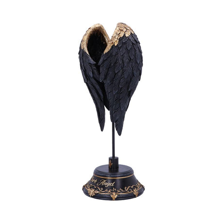 Dark Angel Gothic Fallen Fae Wing Sculpture Figurine: 3 - Figures & Collectables By NN Designs