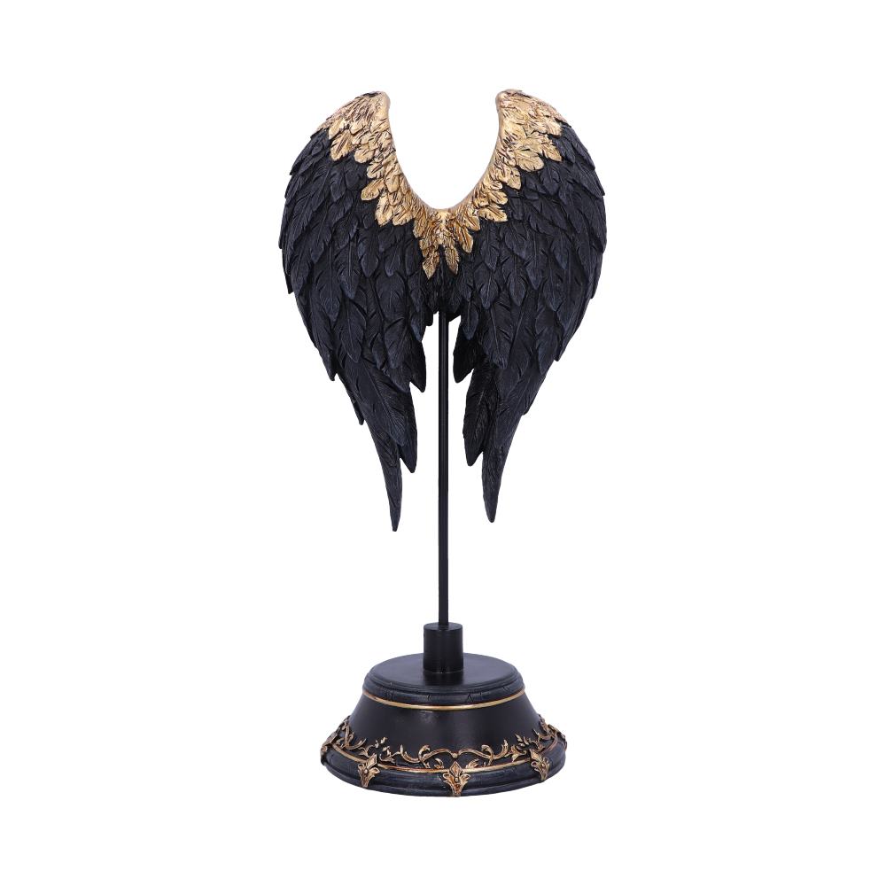 Dark Angel Gothic Fallen Fae Wing Sculpture Figurine: 4 - Figures & Collectables By NN Designs