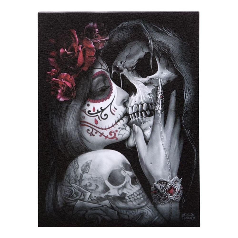 Dead Kiss Canvas Plaque by Spiral Direct: 2 - Wall Art By Gift Moments