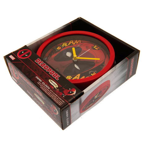 Deadpool Comic Art Desktop Clock: 3 - Clocks By Deadpool